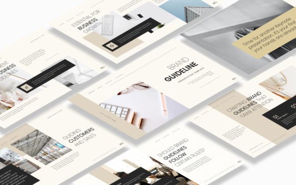 Download Brand Guideline Keynote Template - Brand Collection