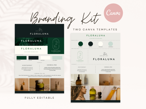 Download Canva Branding Kit Template Lush Green - Brand Collection