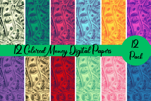 Download Multicolored Money Digital Papers - Digital Collection