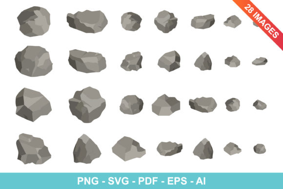 Download Gray Stones of Different Sizes - Stone Collection
