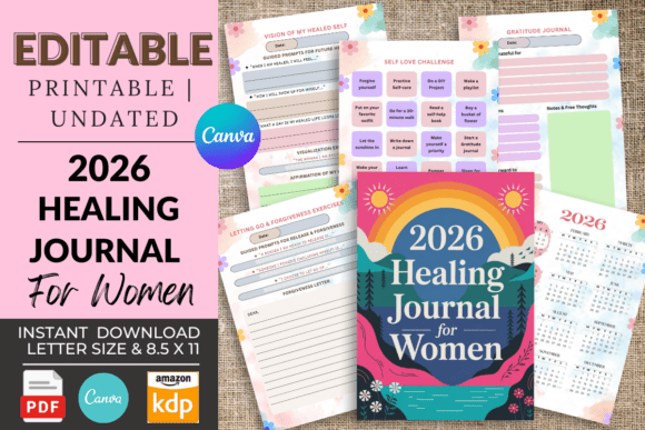 Download 2026 Healing Journal for Women - Healing Collection